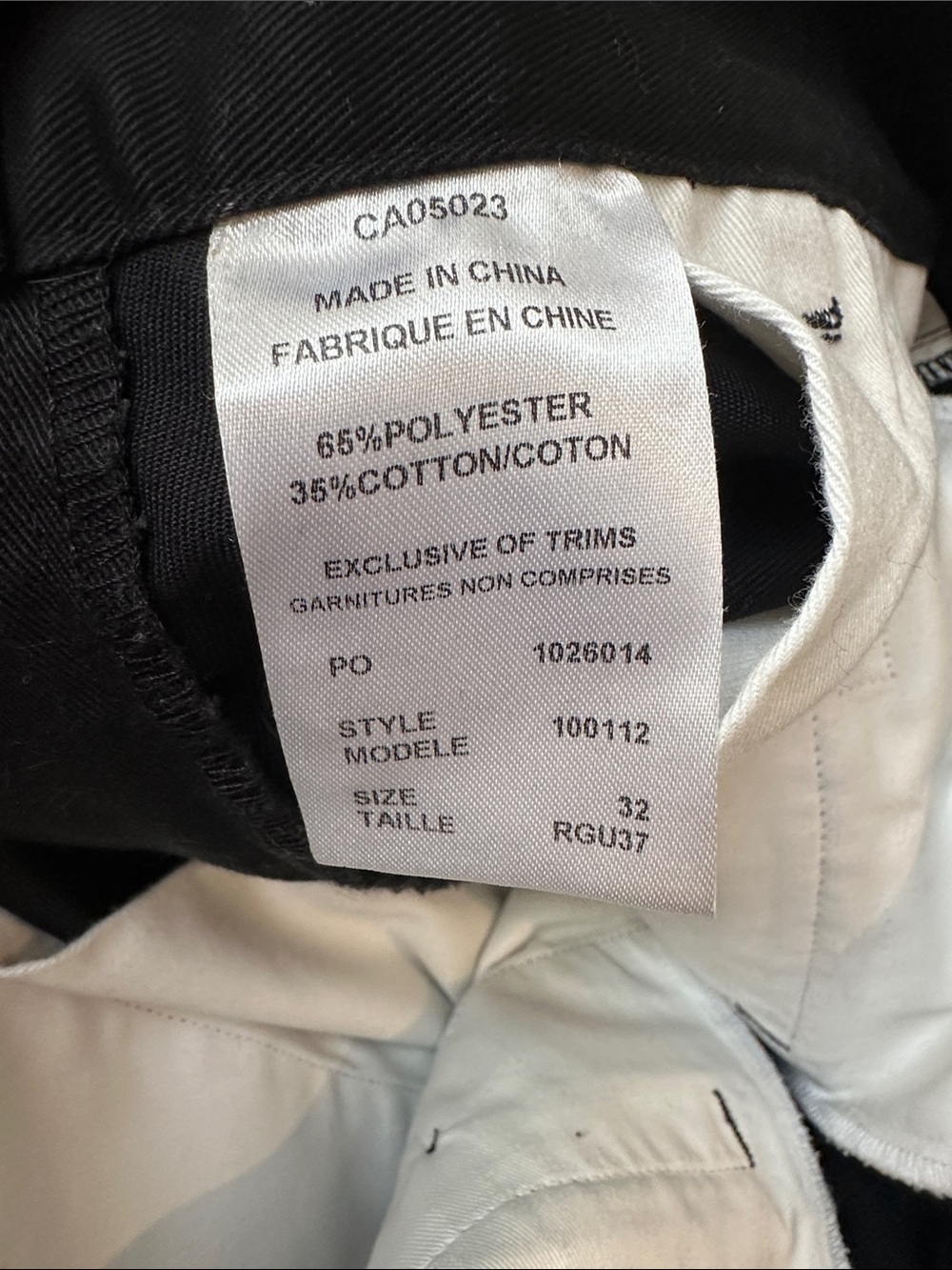 Hammill Black Work Pants - Picture 6 of 6